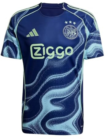 adidas Ajax Amsterdam Herren Auswärtstrikot 2025-26 Navy Blue Aqua