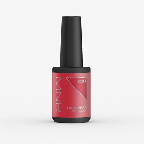 Semi-permanent nail polish easy removal Lacqwear 283 BRICK RED Smart Line MNP 10ml