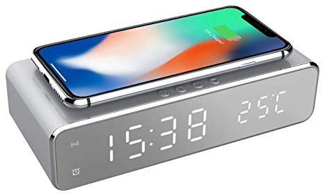 Precision Alarm Clock, White, One Size
