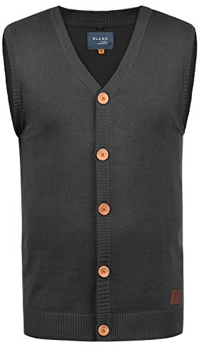 Blend BHLennardo Herren Pullunder Feinstrick Strickweste