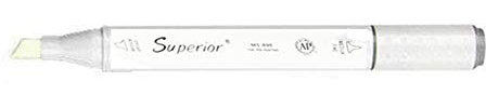 Superior Double Sided Graphic Art Marker, Colourless Blender Pen, One Side Medium Broad, Other Medium Fine Tip, Great For Blending, Paper Surface, Adult Use