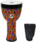 TOCA Nesting Drums Freestyle II (Wetterfeste PVC-Trommeln, für Indoor & Outdoor, platzsparend, leichtgewichtig, für musikalische Bildung & Therapie, Durchmesser: 8), Kente Cloth