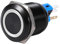 Interrupteur à bouton-poussoir LED 22 mm 12 V - Interrupteur à bouton automatique étanche (blanc LED)
