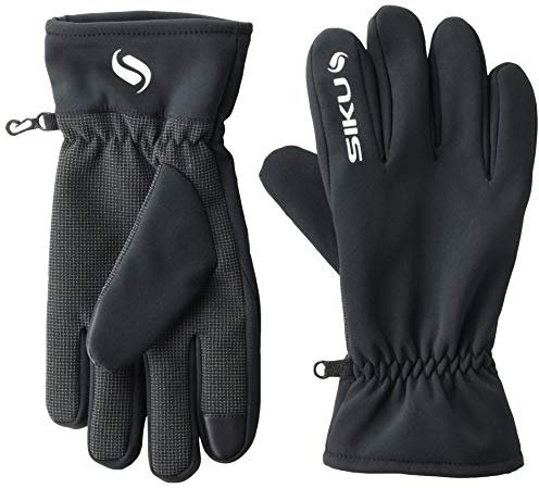 SIKU Herren Softshell-Handschuh (Schwarz, Größe L)