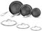 Nutrichef 6-Piece Tri-Ply Stainless Steel Frying Pan Set – 8, 10, 12 Non-Stick Skillets with Lids, Induction Compatible, Oven Safe, Scratch-Resistant, Dishwasher Safe