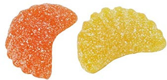 Orange & Lemons Retro Sweet Shop Jar by The Gourmet Sweet Company