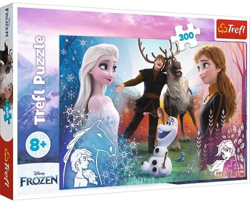 Trefl, Puzzle, Magische Zeit, Disney Frozen 2, 300 Teile, für Kinder ab 8 Jahren