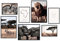 Hyggelig Home Premium Poster Set - 7 wunderschöne Afrika Bilder im Set - Natur Löwe Elefant Zebra Urlaub Safari Africa Deko für Schlafzimmmer Flur Wohnzimmer - ohne Rahmen
