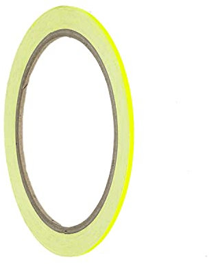 Zierstreifen Autoaufkleber Neon Gelb Leuchtfarben auffällige Klebestreifen Dekor Bänder Autostyling Stripe Decal Pinstriping Markierungsleisten Warnstreifen Begrenzungsbänder (2 mm)