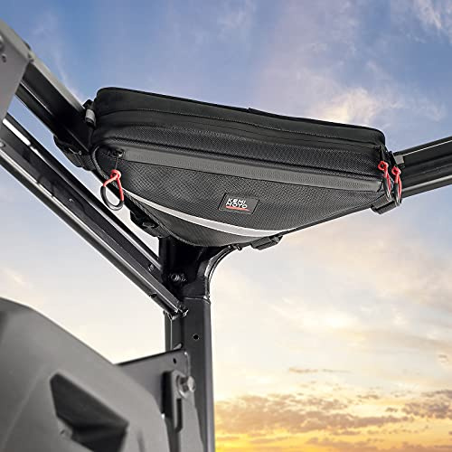 KEMIMOTO UTV Roll Bar Triangle Aufbewahrungstasche, 2 Packungen, Wasserabweisende Dreieck-Fahrradtasche, kompatibel mit den meisten UTV-, Rennrad- und Mountainbikes