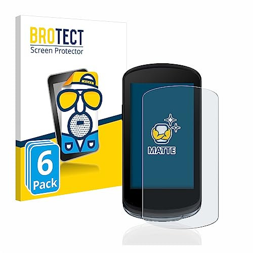 BROTECT Entspiegelungs-Schutzfolie für Garmin Edge 1040 (6 Stück) Matte Displayschutz-Folie, Anti-Reflex, Anti-Fingerprint