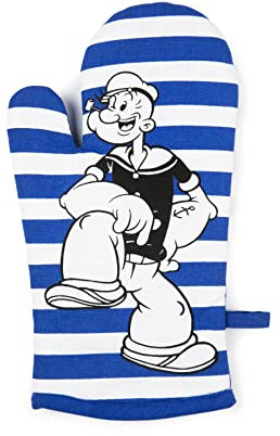 Excelsa Popeye - Guante de Horno, Talla única, Forro 100% algodón, Relleno de poliéster
