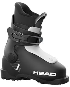 HEAD J 1 Junior Skischuh, Farbe: Schwarz/Weiß, Größe: 185 (603565-185)