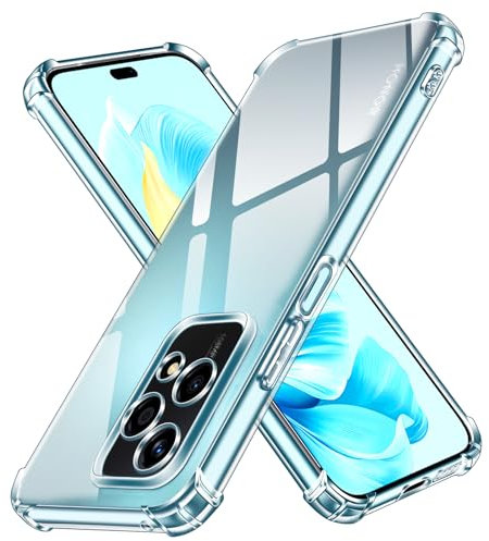 iVoler Cover per Honor 200 Lite 5G (Non per Honor 200), Custodia Antiurto Trasparente per Assorbimento degli Urti con Paraurti in TPU Morbido, Sottile Morbida in Silicone TPU Protettiva Case