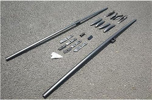 2 Stück Auto Dachträger für Mercedes Benz VITO/Viano W639 2010-2015, Aluminium Dachgepäckträger Vertikale Stange Dachreling Cargo Gepackträger Zubehör,B
