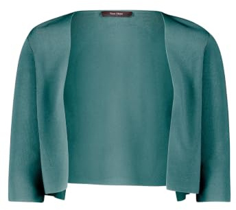 Vera Mont Damen Strickbolero Langarm XS, Dark Emerald