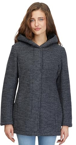 Ragwear Nettie Bonded Strickjacke Cardigan Winterjacke mit Kapuze Pullover