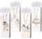 12 Pack Christmas Wine Gift Bag Wine Bottle Bag with Tissue Paper for Xmas Winter Holiday Party Supplies (Silver)