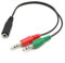 Dawutocap 3 5 mm stereo splitter Y cavo 3 5 mm stereo jack doppio 3 5 mm maschio microfono splitter cuffie
