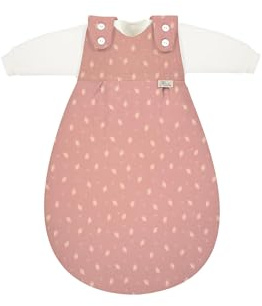 Alvi Baby-Mäxchen 3-teilig Baumwolle Baby Schlafsack Set, 2.5 TOG, Sommer- und Winterschlafsack, mitwachsendes Schlafsystem aus Baumwolle Pretty - Pink