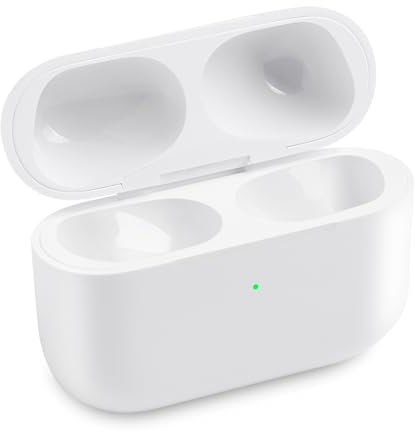 Wireless Charging Case for Air pod Pro Charging Case Compatible with Airpods Pro 1st 2nd Generation Charger Case Replacement Bluetooth Pairing Sync Button White - Charging Case Only