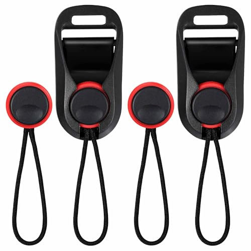 Camera Straps Quick Release Adapter, 2 Pcs Camera Strap Rapid Connectors Mirrorless with Base, Connection Buckle Kit for Universal Camera Strap (Black)