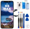 EFaith - Pantalla para iPhone XS Max de repuesto 6.5 pantalla Full HD LCD táctil digitalizador Asamblea con kit de reparación completo, protector de pantalla, modelo A1921, A2101, A2102, A2103, A2104