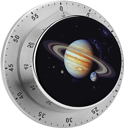 Wasserdichter Weihnachtstimer mit Jupiter-Aufdruck, lautem Alarm und Outdoor-Funktion zum Kochen, Sport und Backen.