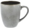 BITZ Kaffeetasse/Kaffeebecher, Tasse aus robustem Steinzeug, 30 cl, grau außen und innen