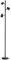 Trio Leuchten LED Stehleuchte Narcos 473190332, Metall schwarz matt, 3 x 4,7 Watt, 4 fach Touch Dimmer