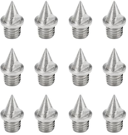 Kilter Replacement Spikes For Running & Track Shoes - Style: Pyramid - 5 mm (12 Pack)