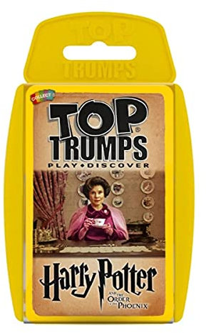 Top Trumps Kartenspiele Harry Potter und der Orden des Phönix Italien, Spielkarten mit Quiz, Spiel für 2 oder mehr Spieler, ab 6 Jahren, perfekt für Harry Potter-Fans
