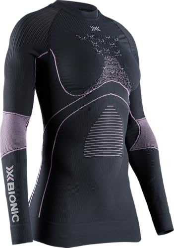 X-Bionic Energy Accumulator 4.0 Langärmliges Kompressions-Jersey-T-Shirt Grau Frau Grösse XS
