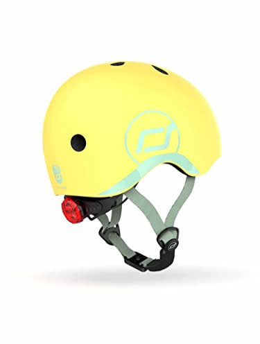 Scoot & Ride Kinder Fahrradhelm, Lemon, 45 bis 51cm