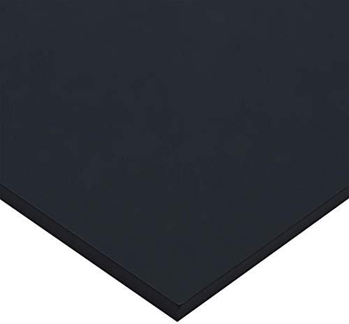 in-outdoorshop Zuschnitt Acrylglas Platte in unterschiedlichen Farben (600mm x 1000mm x 3mm, schwarz)