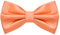MASADA Herren Fliege Apricot Seidenlook, stufenlos verstellbar, handgefertigt, Hakenverschluss - 12 x 6 cm 100% Polyester