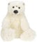 Uni-Toys - Eisbär, sitzend - 33 cm (Höhe) - Plüsch-Bär, Polarbär - Plüschtier, Kuscheltier