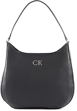 Calvin Klein Re-Lock Hobo CK Black