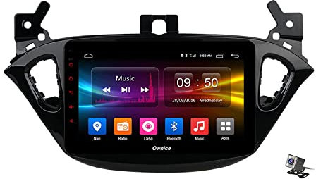 Android 10.0 Car Stereo per Opel Corsa 2015-2019/Adam 2013-2016 Navigazione GPS 2 Din Head Unit Radio 9 '' Multimedia Video Player Ricevitore Tracker con 4G WiFi SWC DSP Carplay,4core wifi 2+32GB