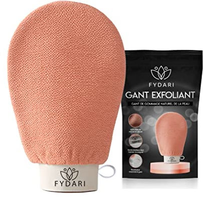 Peelinghandschuh für Körper und Damen und Herren für Peeling und natürliche Pflege, Kessa-Handschuh für Hamam und Spa, natürliches Peeling, reinigt die Haut gründlich