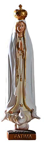 Richolyn Virgin Mary Statue 21 cm Statue Religieuse Décorations religieuses Table Statuette décorative représentant Marie et Jésus Ornements caractère Religieux