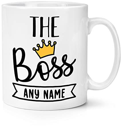 Personalised The Boss 10oz Mug Cup