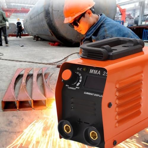 Saldatrice Ad Portatile Piccola, Saldatrice DC IGBT con Smart Hot Start, VRD, Adatta per Aste AWS E6010 E6011 E7018 E6013 E40, Acciaio Inossidabile Saldabile, Acciaio Al