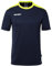 Kempa Herren Emotion 27 T-Shirt, Marine/Fluo Gelb, S EU