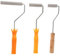 BESTonZON 1 Ensemble 3 Pièces Brosse à Outils Soi Chape Autonivelante à Pointes Dispositif Anti-mousse Outil De Démoussage De Sol En Ciment Patin à Roulettes Étage Brosse à Rouleau Aluminium