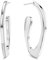 Calvin Klein ARMONIOUS CONNECTION 35000689 - Pendientes de aro para mujer de acero inoxidable adornados con cristales, talla única, Acero inoxidable, Sin piedra preciosa