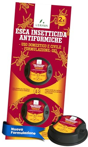 LERAVA Piège à Fourmis 2X Anti Fourmis Maison Interieur Gel Insecticide Appât Sécurisé Enfants et Animaux Élimination Colonies Piège Efficace pour Lutte Antinsecte Discret, Produit Anti Fourmi