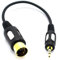 VITALCO Adaptador de audio DIN 5 pines macho a TRS jack estéreo de 3,5 mm