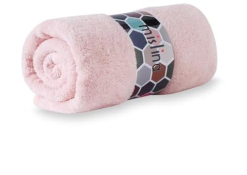 Générique Plaid Polaire (Rose poudré)