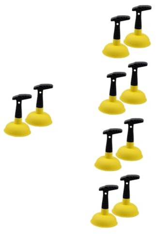 POPETPOP 5 Sätze Rohrreiniger Entsperren Wc-kolbenschüssel Abflussreiniger Für Die Küche Verstopfungssicherer Kolben Waschbecken Kolben Badezimmer Gummi Yellow 2 Stücke * 5